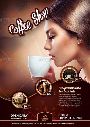 Coffee Shop Flyer Template