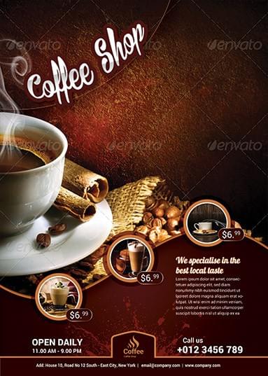 Coffee Shop Flyer Template