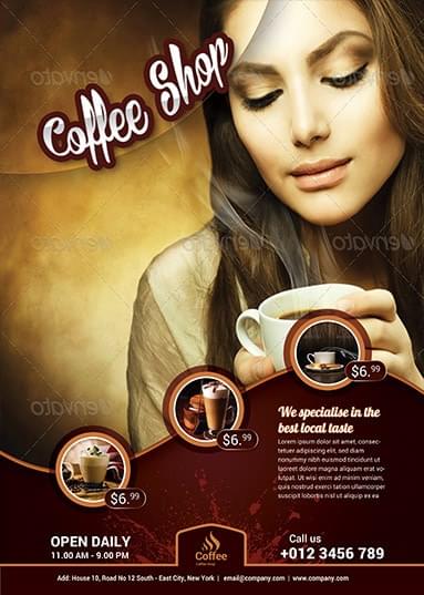 Coffee Shop Flyer Template