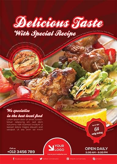 Food Flyer Template