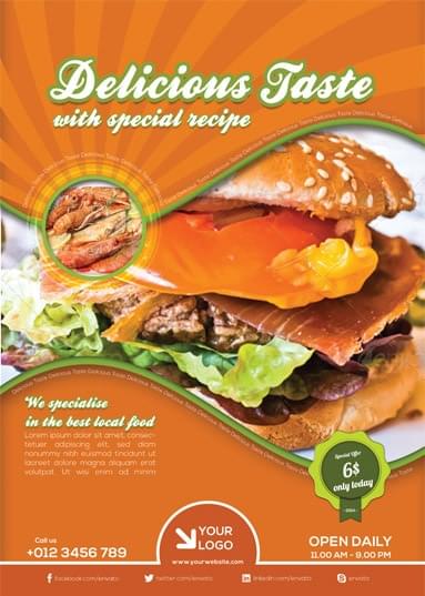 Food Flyer Template