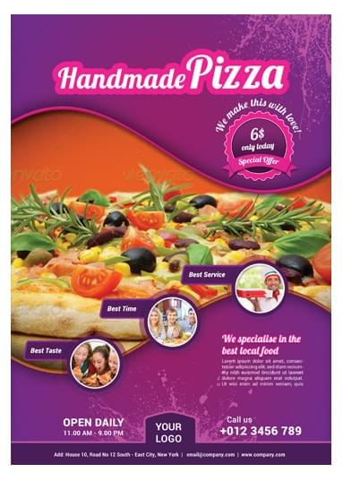 Pizza / Food Flyer Template