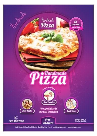 Handmade Pizza / Food Flyer Template