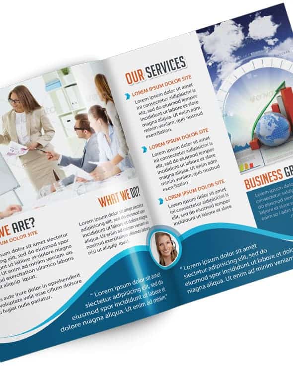Bi-fold Brochure Template 4 Pages